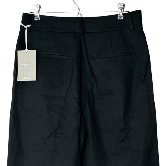 Everlane Tencel Way High Tapered Pant Buttersmooth Black Women 16 NWT No Stretch - Picture 9 of 12